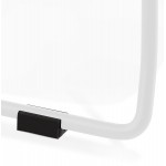 CIRSE Designstuhl aus Polypropylen weiß Metallfüße (weiß)
