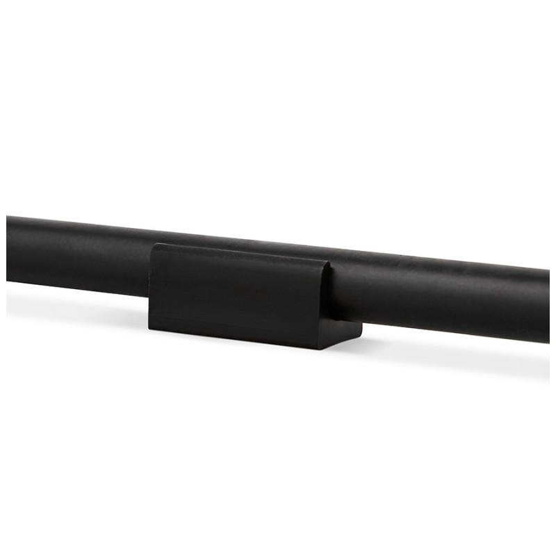 CIRSE Designstuhl aus Polypropylen schwarz Metallfüße (schwarz) - image 43281