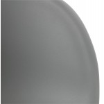 Sedia da tavolo SORBIER su ruote in piedi in metallo cromato in polipropilene (grigio)
