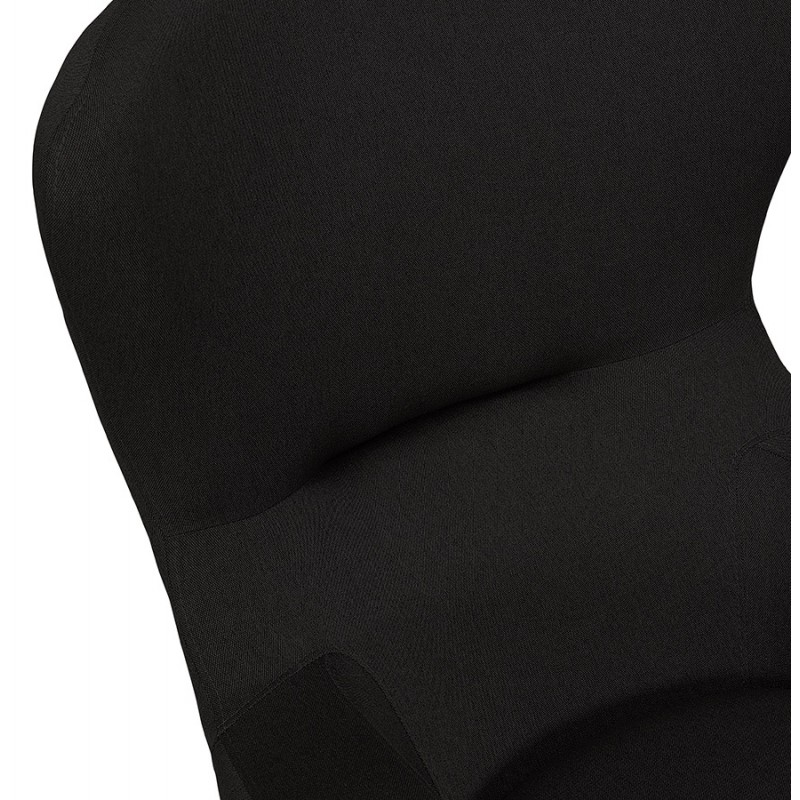 Sedia in tessuto LIchIS CONTEMPORANEO (nero) - image 43620