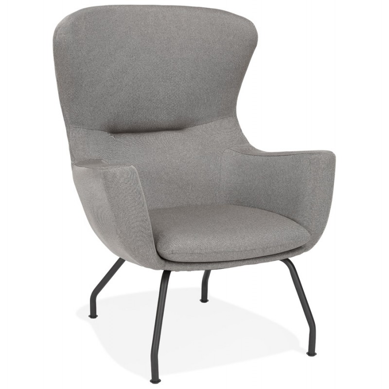 CONTEMPORARY lichIS fabric ear chair (light grey) - image 43628