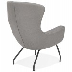 CONTEMPORARY lichIS fabric ear chair (light grey)