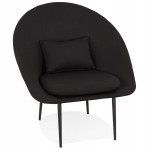 GOYAVE Sessel aus Stoff (schwarz)