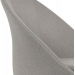 Silla de salón GOYAVE en tejido (gris claro)