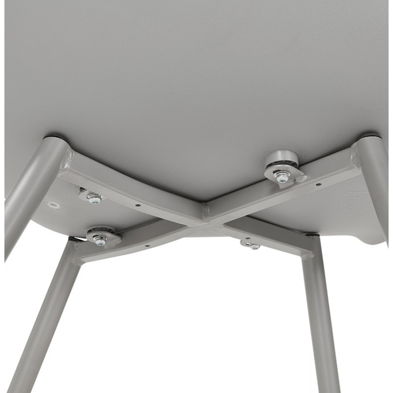 Sedia di design scandinava con braccioli COLZA in polipropilene (grigio) - image 43708