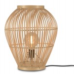 Lampe de table, lampe de sol en bambou SMALL (H50) TUVALU (naturel)