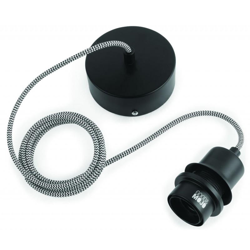 Amazon XL 1 tovagliolo riciclato tonalità lampada per sospensioni pneumatici (nero) - image 45035