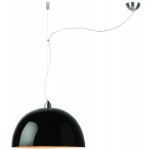 Lámpara de suspensión de bambú HALONG (negro)