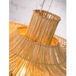 KALAHARI XL 2 lampshade (natural) rattan suspension lamp