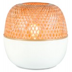 Lampe de table en bambou MEKONG XL (blanc, naturel)