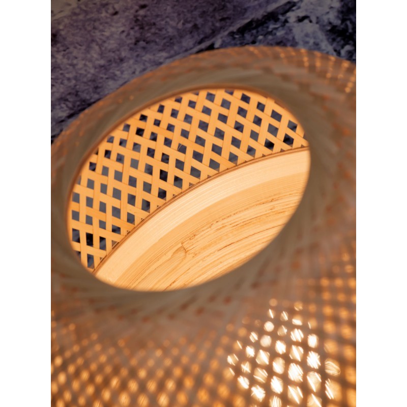 MEKONG XL bamboo table lamp (white, natural) - image 45403