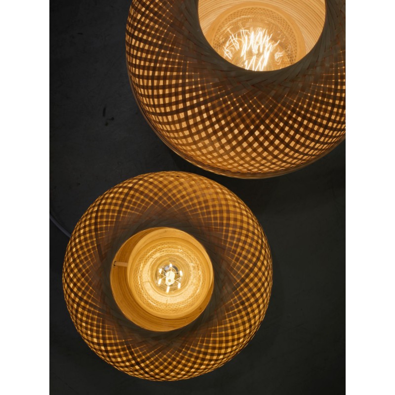 MEKONG XL bamboo table lamp (white, natural) - image 45406