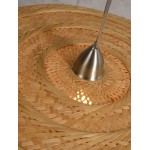 PALAWAN bamboo suspension lamp 2 lampshades (natural)