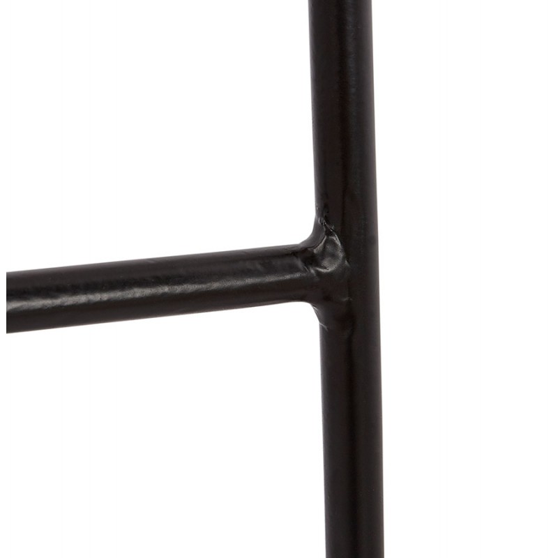 Vintage mid-height bar set in black wooden NAKOMI MINI (natural) - image 46053
