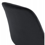 Diseño del conjunto de la barra de media altura en los pies negros de terciopelo CAMY MINI (negro)