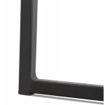 Almohadilla industrial de barra de barra de altura media apilable pies negros LOIRET MINI (negro)