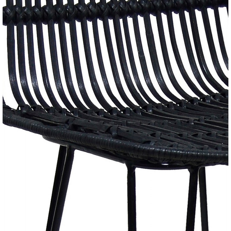 BAR Bar Schnupftabak Bar Stuhl in schwarzen Füßen PRETTY (schwarz) - image 46256