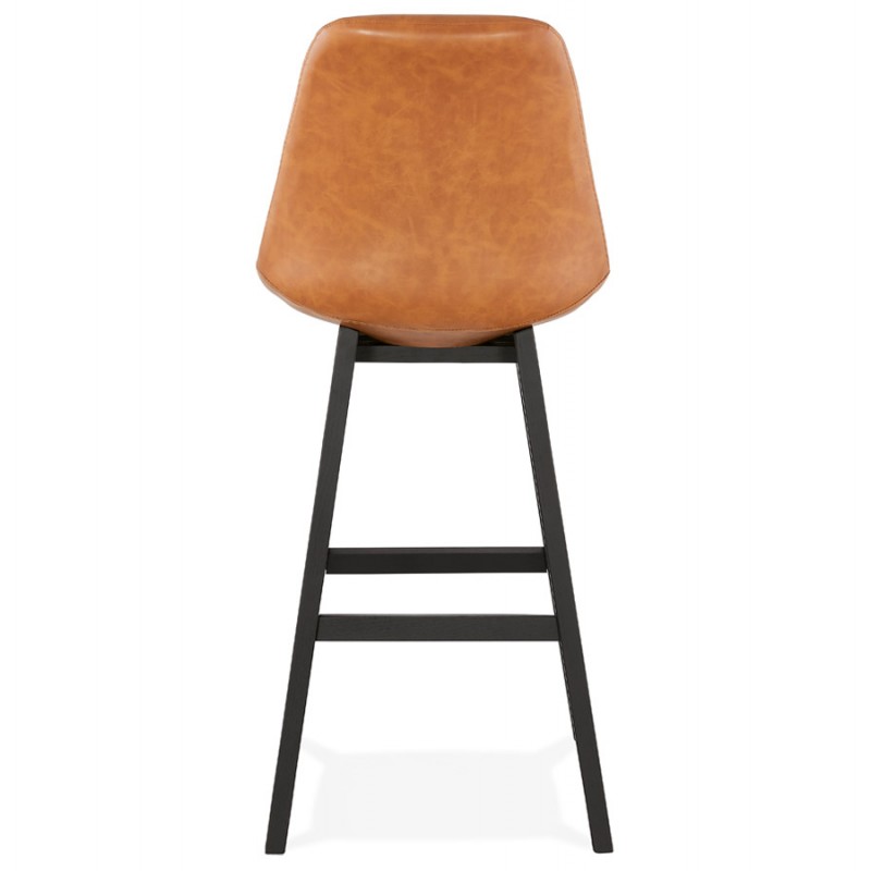 Bar set design bar chair bar black feet DAIVY (light brown) - image 46329