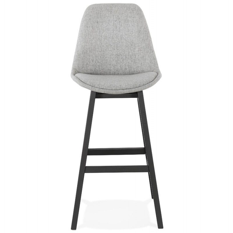 ILDA black foot bar chair bar set (light grey) - image 46336