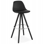 Bar stool design black feet OCTAVE (black)