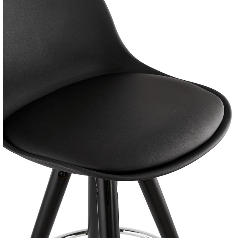 Bar stool design black feet OCTAVE (black) - image 46389