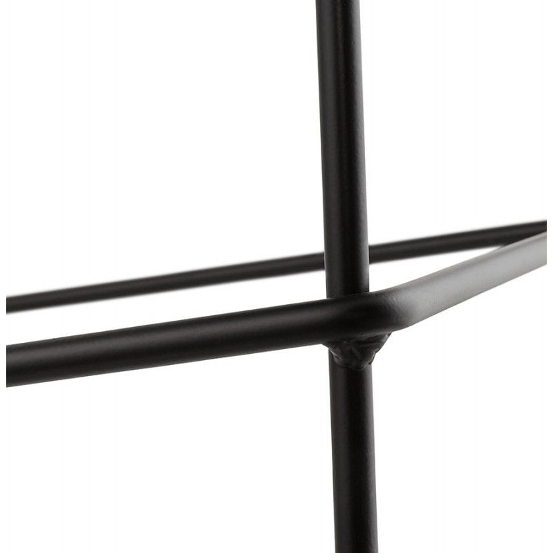 Bar bar snuff bar sedia a metà altezza design impilabile in tessuto DOLY MINI (grigio chiaro) - image 46535