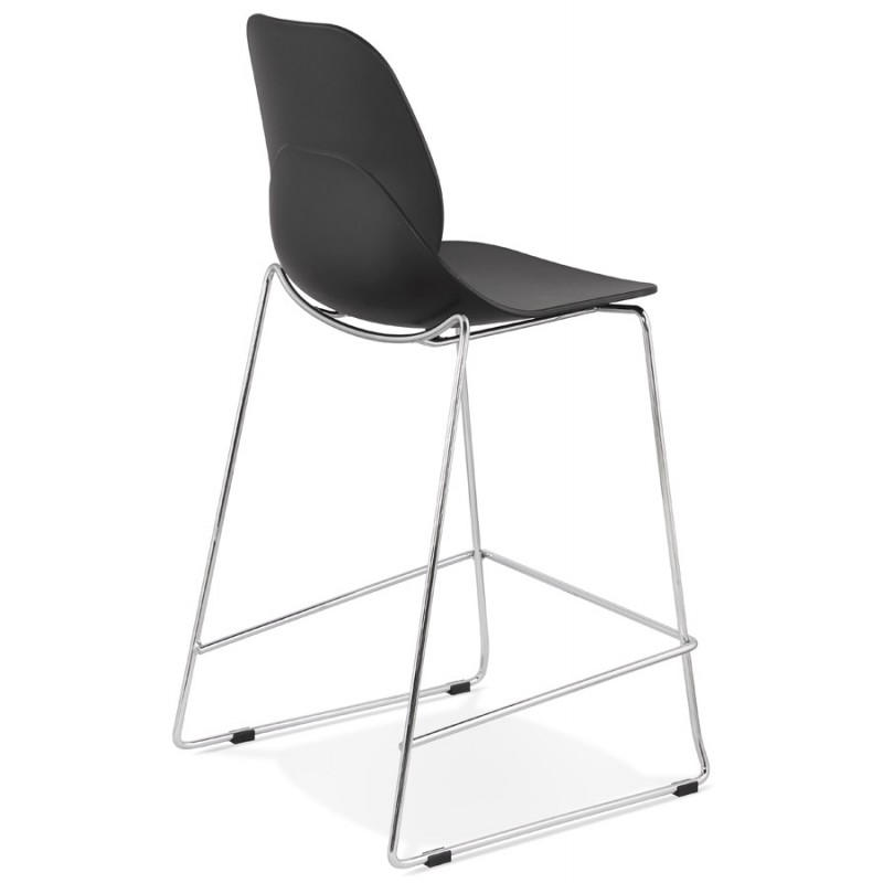BAR bar set bar bar chair half-height stackable design JULIETTE MINI (black) - image 46565