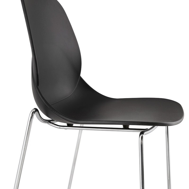 BAR bar set bar bar chair half-height stackable design JULIETTE MINI (black) - image 46571