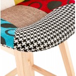 Bohemian patchwork bar chair bar stool in MAGIC fabric (multicolor)