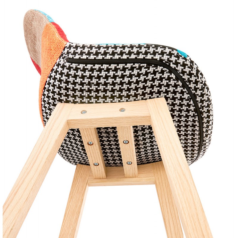Bohemian patchwork bar chair bar stool in MAGIC fabric (multicolor) - image 46656