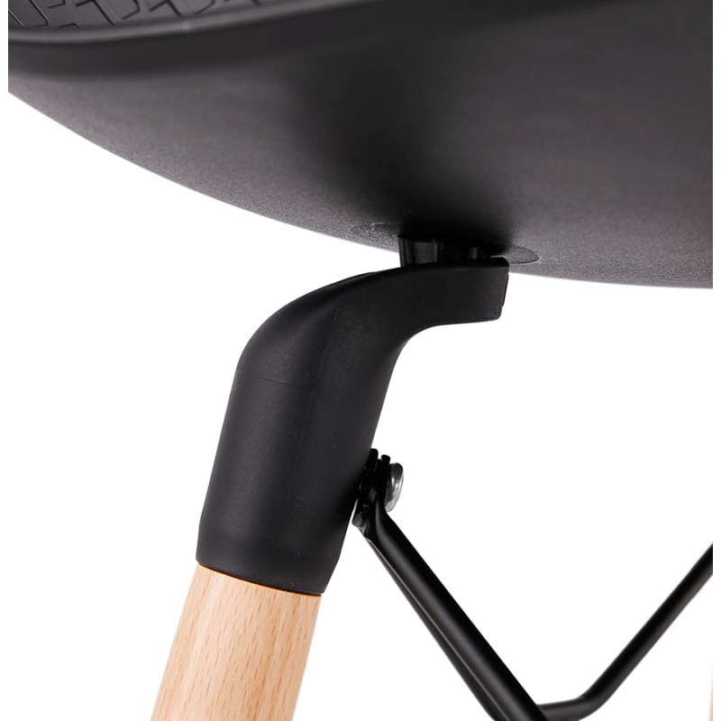 FAIRY Scandinavian design bar stool (black) - image 46715