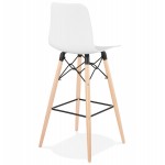 FAIRY Scandinavian design bar stool (White)