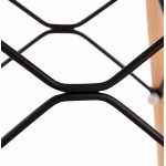 Taburete de barra de diseño escandinavo PACO (blanco)
