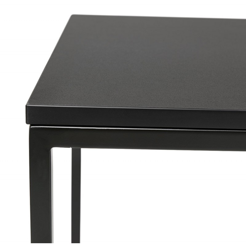 La mesa alta come un diseño de pie en patas de metal negro de madera HUGO - image 47009