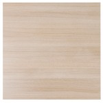 Hoher Tisch essen-up Holz design schwarz Metall Füße LUCAS (natürliche Oberfläche)