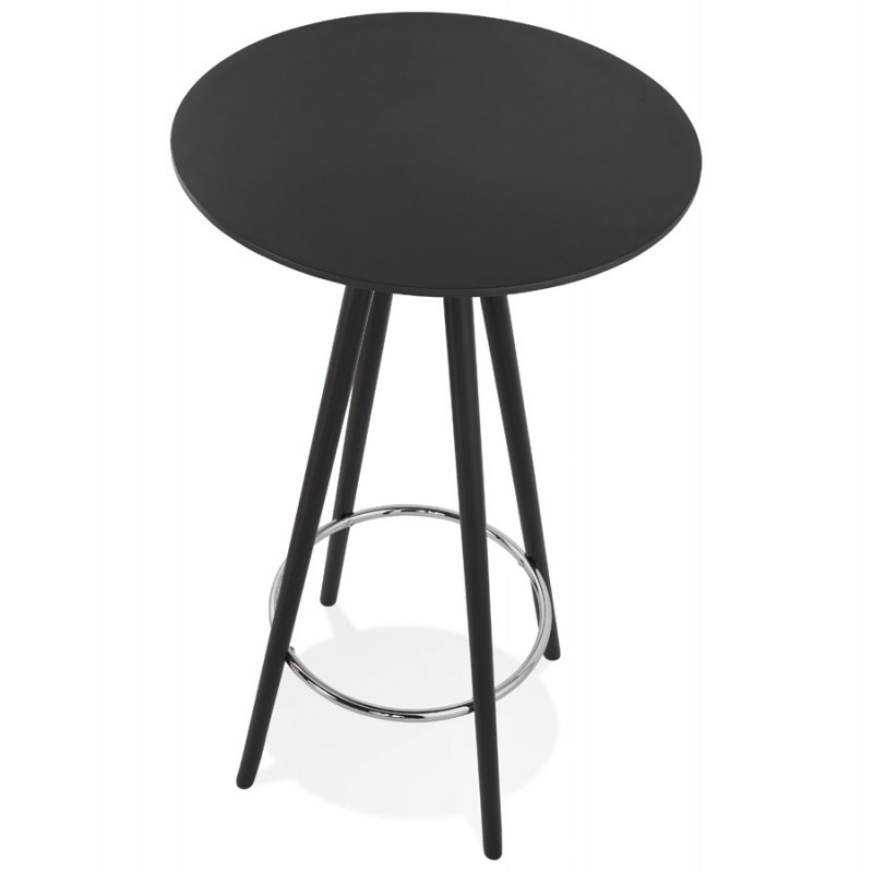 Tavolo alto mangia-up disegno in legno piedi CHLOE (nero) - image 47085