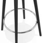 Tavolo alto mangia-up disegno in legno piedi CHLOE (nero)