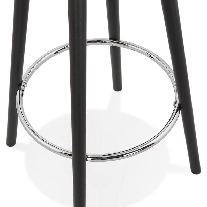 Mesa alta come pies de madera de diseño CHLOE (negro) - image 47089