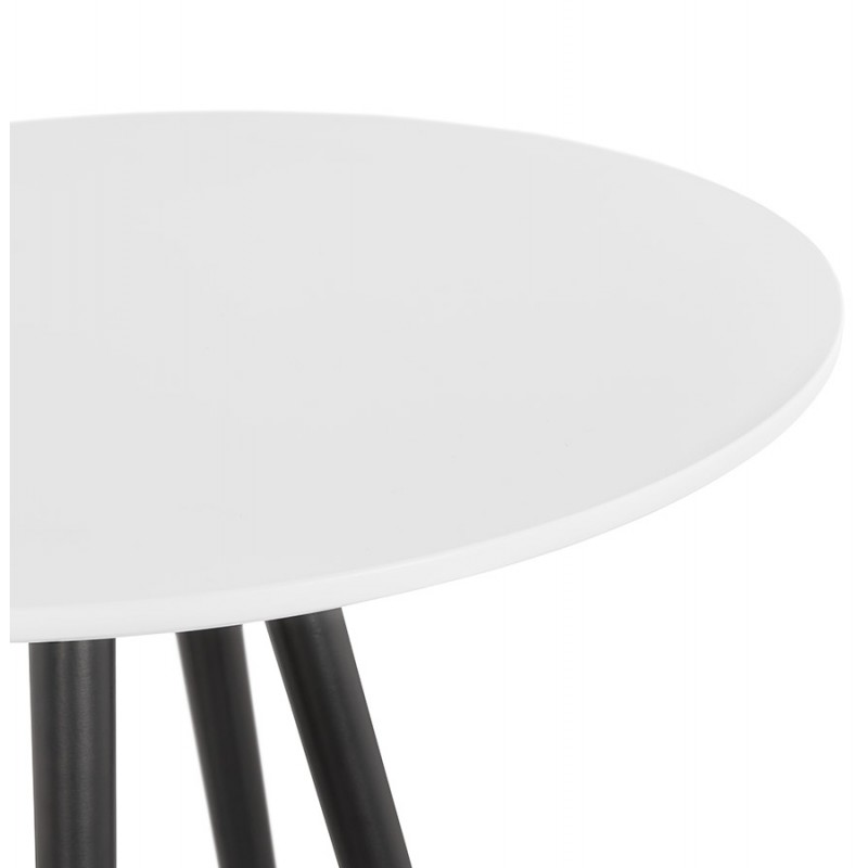 Mesa alta come pies de diseño de madera negro CHLOE (blanco) - image 47097
