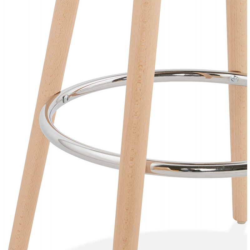 Tavolo alto mangiare-up disegno in legno piedi legno colore naturale CHLOE (bianco) - image 47108