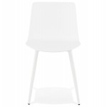 MANDY Design und zeitgenössischer Stuhl (weiß)