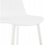 Chaise design et contemporaine MANDY (blanc)
