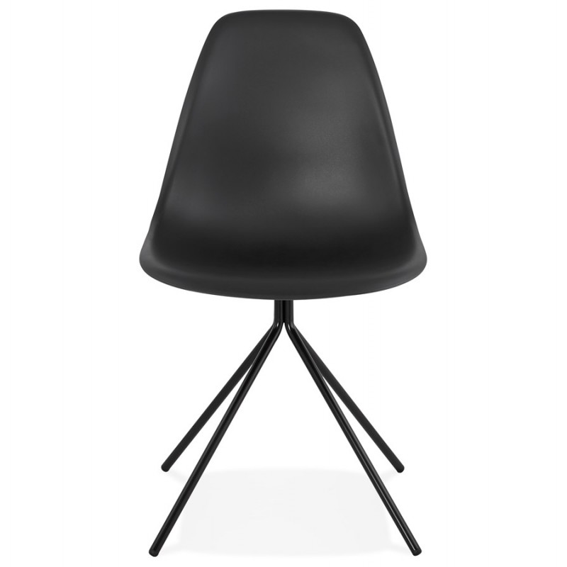 Kunststoff Design Stuhl Füße schwarz Metall MELISSA (schwarz) - image 47759