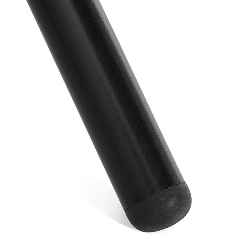 Chaise design industrielle pieds métal noir MELISSA (noir) - image 47767
