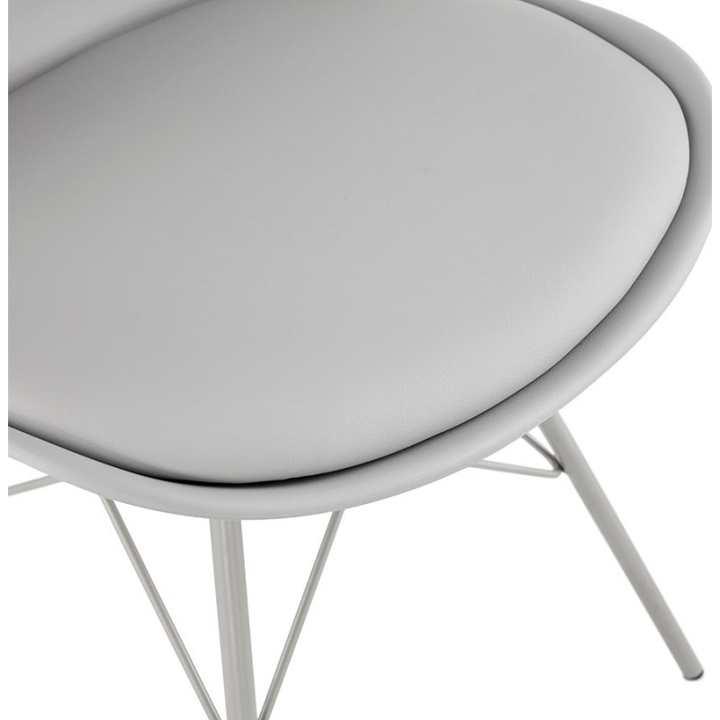 SANDRO industrial style design chair (light grey) - image 47929