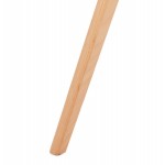 Silla diseño escandinavo madera de pie acabado natural SANDY (gris claro)