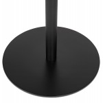 Table d'appoint design ronde en marbre ROXANE (noir)