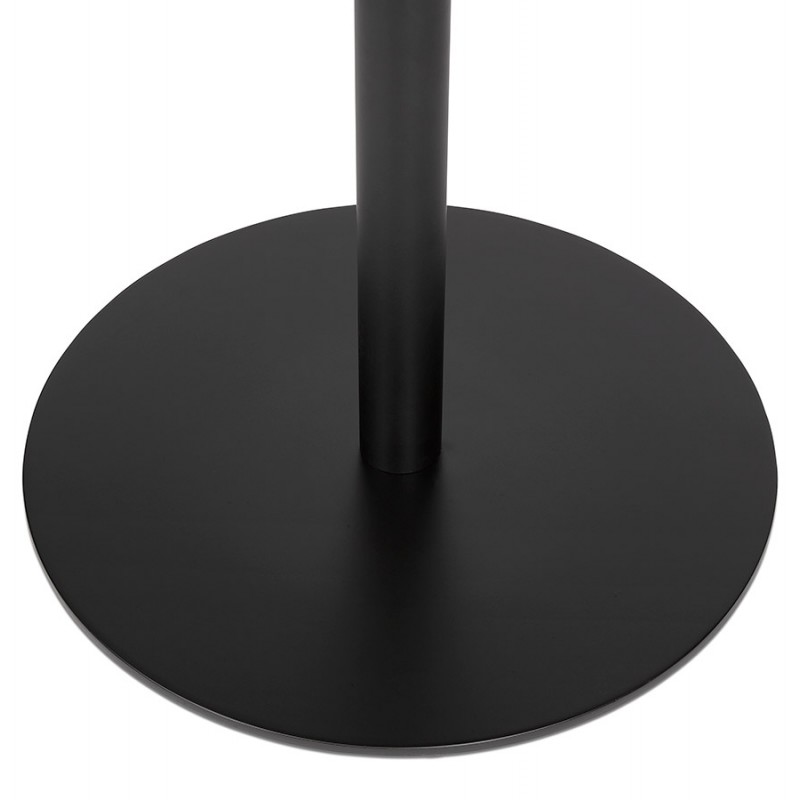 Mesa auxiliar de diseño de mármol redondo ROXANE (negro) - image 48413