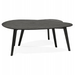 RAMON tavoli da disegno in legno ovale (nero)