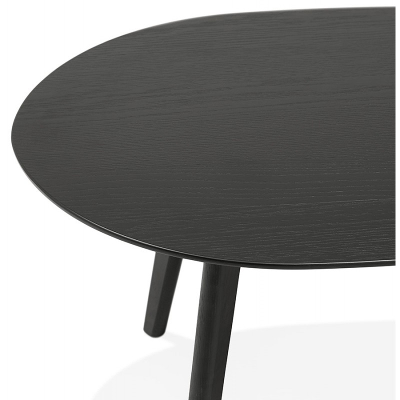 Mesas de diseño de madera ovaladas RAMON (negro) - image 48512